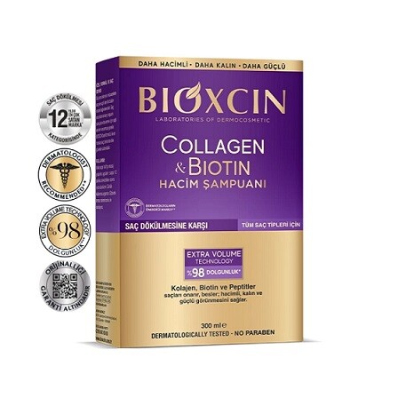 Bioxcin Collagen & Biotin Ekstra Hacim & Dolgunlaştırıcı Şampuan 300 Ml - 1