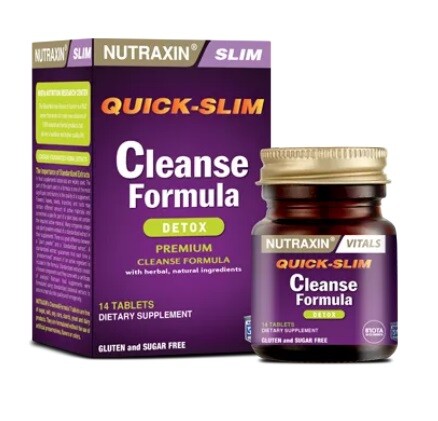 Nutraxin Quick Slim Cleanse Formula 7 Detox 14 Tablet - 1