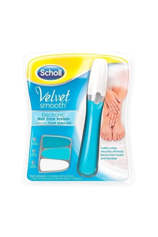 Scholl Velvet Smooth Elektronik Tırnak Törpüsü Bakım Seti - 1