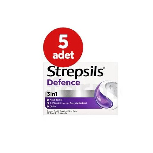 Strepsils Defence 3in1 12 Pastildefence 5 Adet - 1