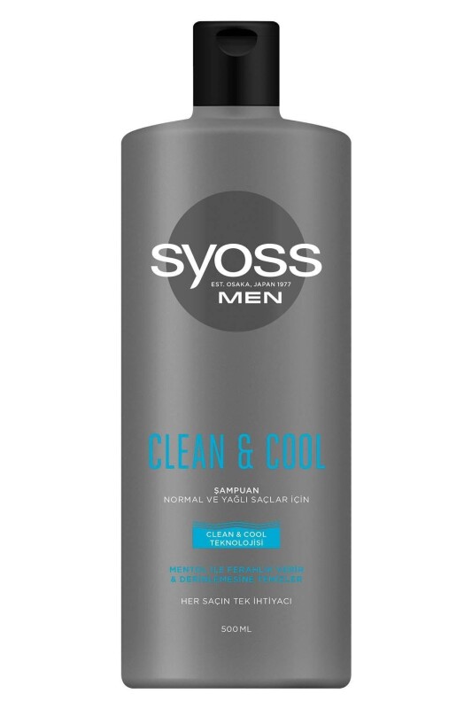 Syoss Men Clean & Cool Mentol Etkili Şampuan 500 ml - 2